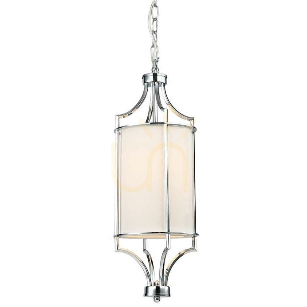 Lunga Cromo Pendelleuchte von Orlicki Design