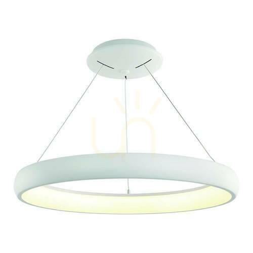 Check Rotto White 4000K LED Pendant Light 50W 610mm by Open Design Highlights