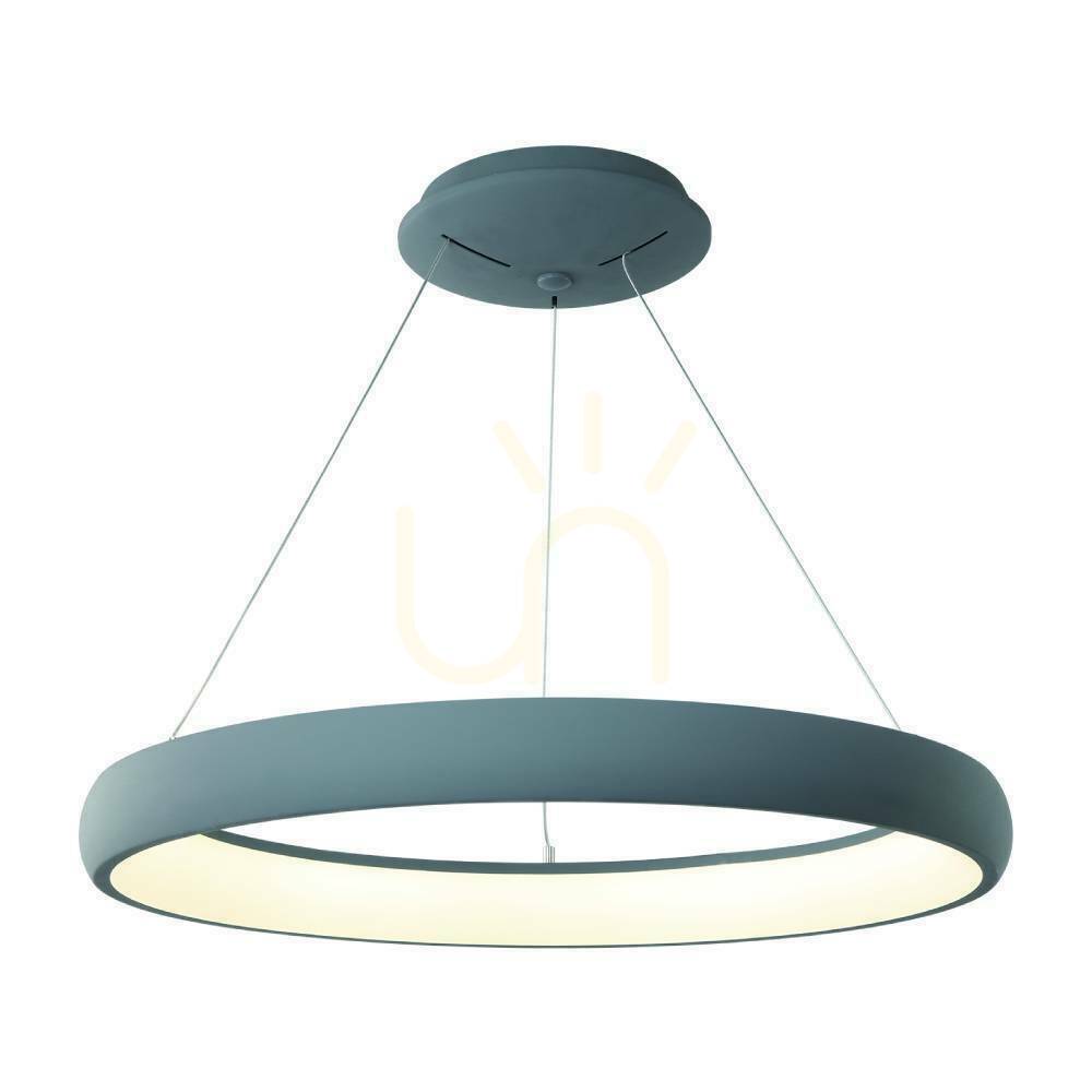 Pendelleuchte Weiß Grau 3000K LED 50W Rotto S 610 mm Open Design Highlights