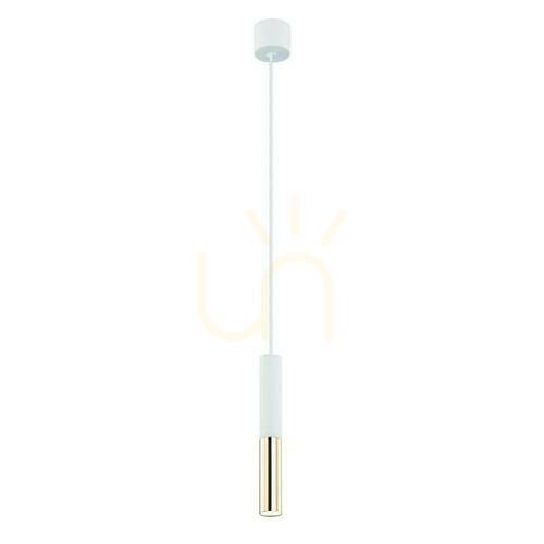 Check Pendant Light Open Design Highlights Slimi White Gold Aluminum G9 1200 mm