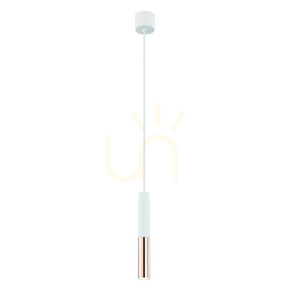 Slimi S Bianco / Rose Gold pendant lamp by Orlicki Design