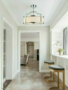 Pendant Light Stanza Cromo M by Open Design Highlights White 4xE27 Chrome 550mm small 1