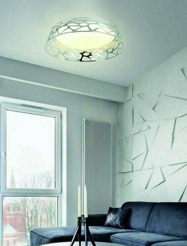 Check Plafond Forina Open Design Highlights biały chrom 760 mm LED 48W 3000K