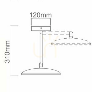 Wall Lamp Belli IP44 LED White Chrome Open Design Highlights small 1