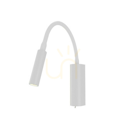 Check Wall Lamp Nuto White Open Design Highlights LED 3000K 3W 466 mm