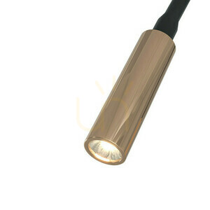 Wall Lamp Nuto Black Gold Open Design Highlights LED 3000K Metal 466 mm small 3