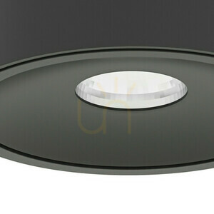 Ceiling Light Open Design Highlights Neo Black Matte LED 3000K Aluminum 10W 117mm small 1