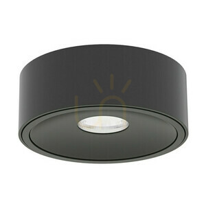 Ceiling Light Open Design Highlights Neo Black Matte LED 3000K Aluminum 10W 117mm small 3