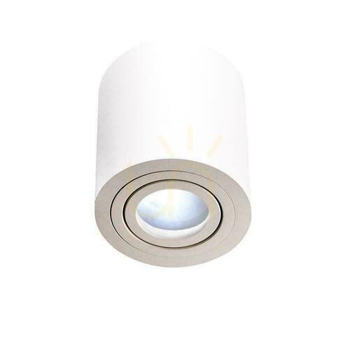Check Ceiling Light Rullo White IP44 GU10 8W Aluminum Open Design Highlights