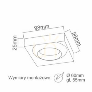 Recessed luminaire Astro Chrome Crystal GU10 Open Design Highlights small 1