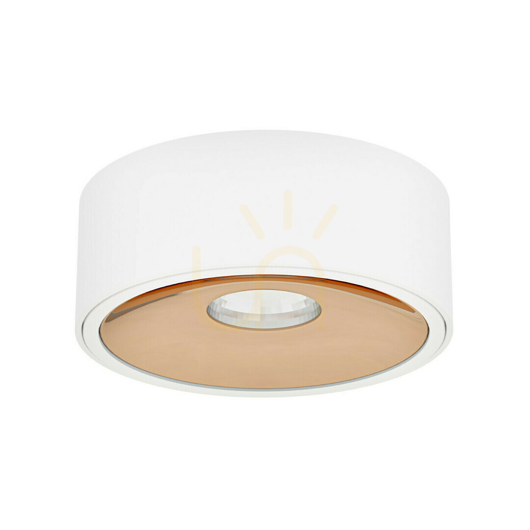 Recessed Luminaire Open Design Highlights Neo White Gold Aluminum 117 mm GU10 IP20