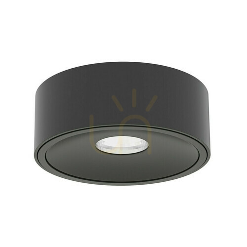 Check Recessed Luminaire Neo Black Matte GU10 117 mm Aluminum Open Design Highlights