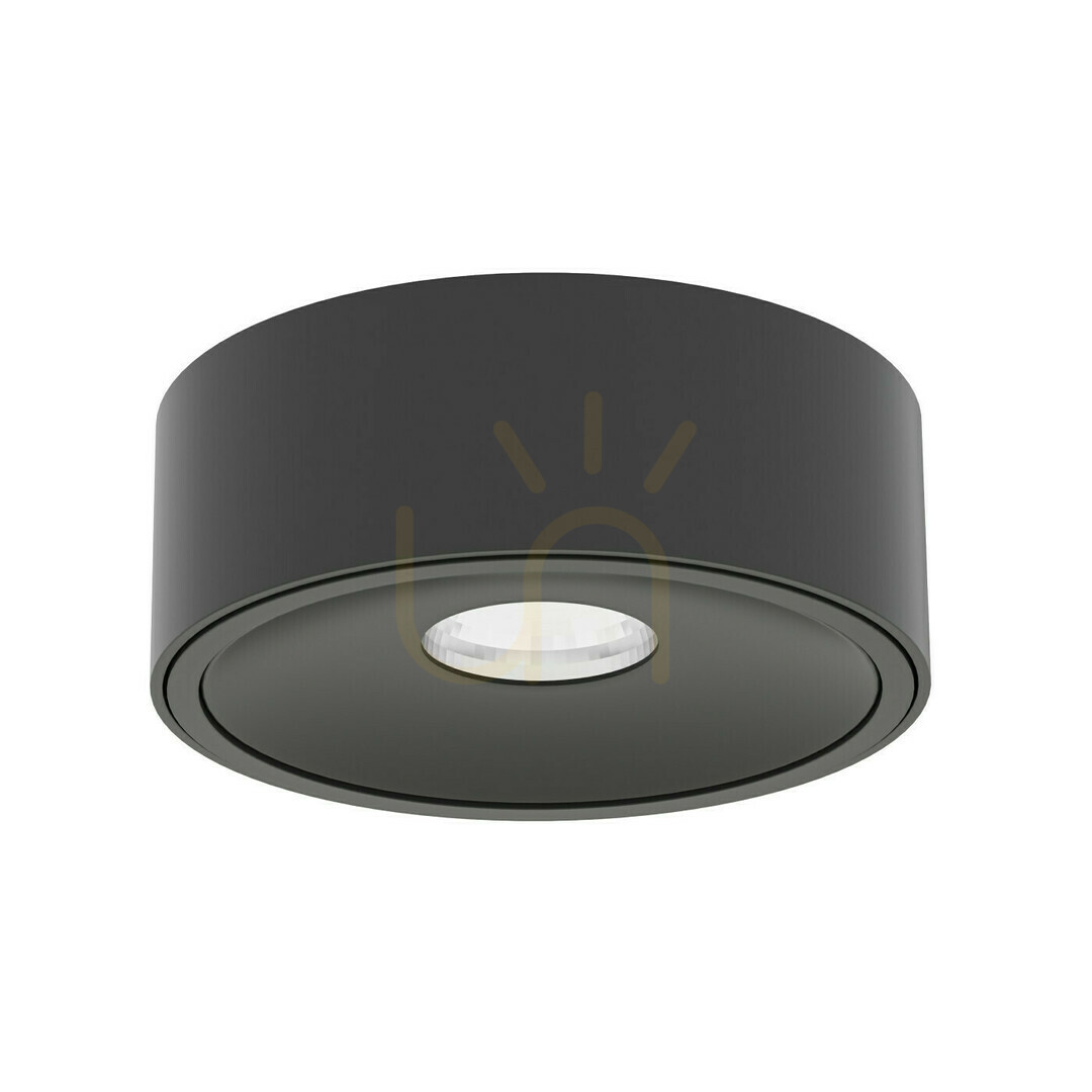 Recessed Luminaire Neo Black Matte GU10 117 mm Aluminum Open Design Highlights