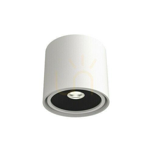 Check Ceiling Light Open Design Highlights Neo Matte White Black Aluminum GU10 130 mm