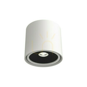 Ceiling Light Open Design Highlights Neo Matte White Black Aluminum GU10 130 mm small 0