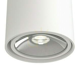 Ceiling Light Open Design Highlights Neo Matte White Chrome Aluminium GU10 130 mm small 2