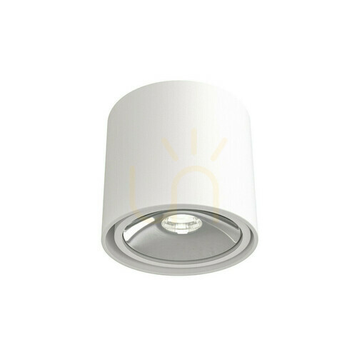 Check Ceiling Light Open Design Highlights Neo Matte White Chrome Aluminium GU10 130 mm