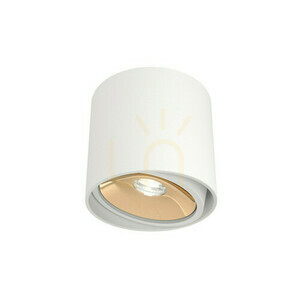 Neo Ceiling Light White Gold 130 mm Aluminum Open Design Highlights small 3