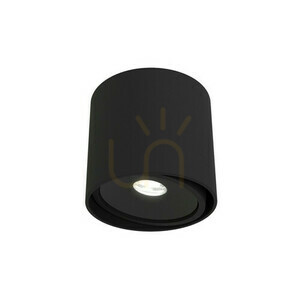 Ceiling Light Open Design Highlights Neo Black Aluminum GU10 130 mm small 3