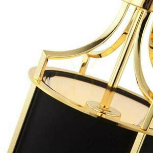 Pendant Light Lunga by Open Design Highlights, Black Gold Metal Fabric E27 1554 mm small 5