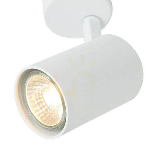 Check Ceiling Light Tuka White Aluminum GU10 8W IP20 Open Design Highlights