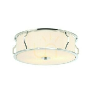 Plafond Pirelo Open Design Highlights Chrome White 400 mm E14 3-Light small 2
