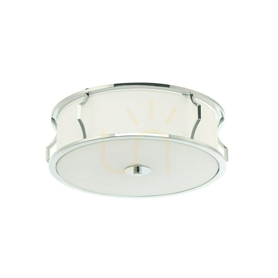 Plafond Pirelo Open Design Highlights Chrome White 400 mm E14 3-Light