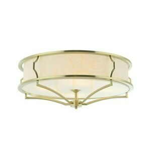 Plafond Stesso White Gold 589 mm 4 Light Open Design Highlights small 1