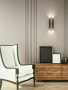 Wall Lamp Open Design Highlights Q White Gold Aluminum 2x G9 IP20 29 cm small 1