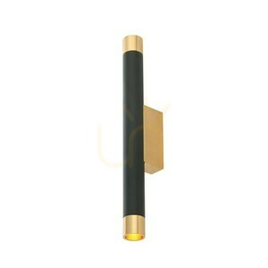 Wall lamp Open Design Highlights Q Black Gold Aluminum G9 2-light small 3