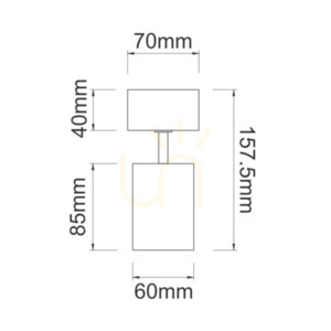 Ceiling Light Open Design Highlights Kika Black Aluminum GU10 IP20 8W small 3
