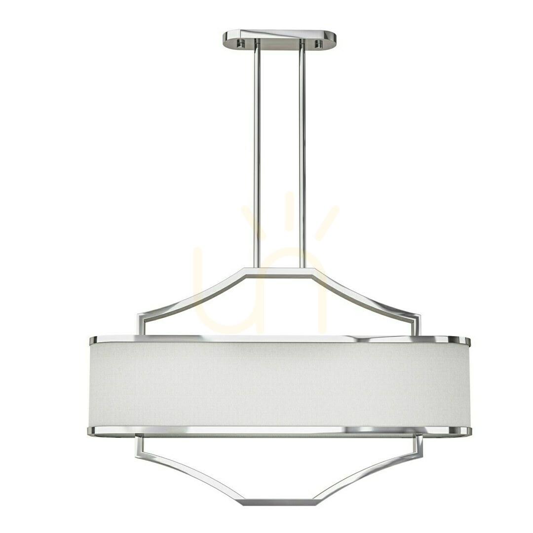 Gerdo Ovale Cromo Pendelleuchte von Orlicki Design
