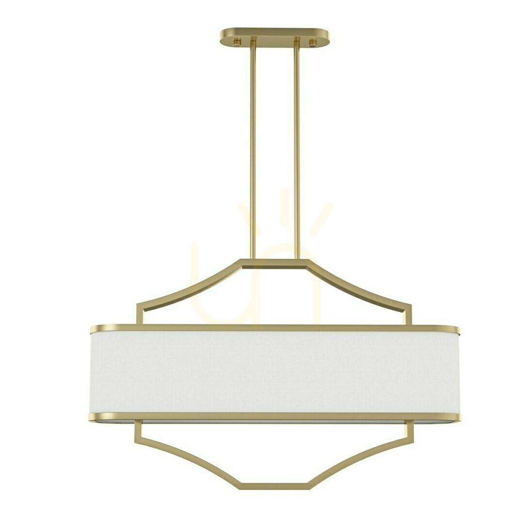 Gerdo Ovale Old Gold Pendant Lamp by Orlicki Design