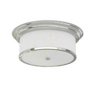 Plafond Famburo Open Design Highlights white chrome metal glass E14 3-light 39 cm small 0