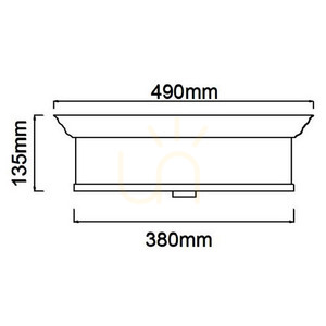Plafond Open Design Highlights Famburo Gold White 4-Light E14 49 cm small 5