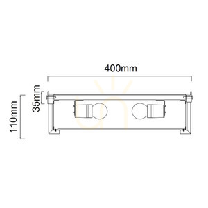Plafond Open Design Highlights Romi 3xE14 White Chrome 40 cm small 4