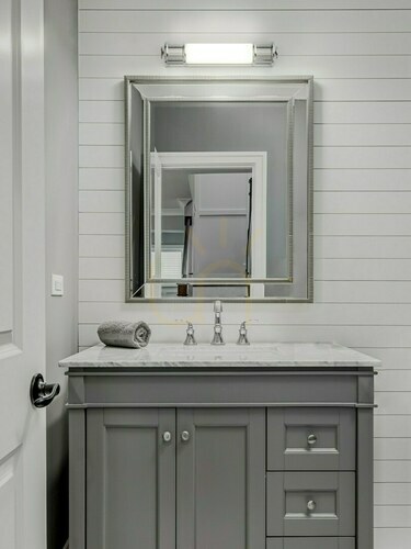 Check Wall Lamp Omi by Open Design Highlights, White Chrome, IP44, 3000K, 6W