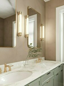 Omi LED Wall Light by Open Design Highlights, IP44, Matte White/Black, 3000K 823lm small 1