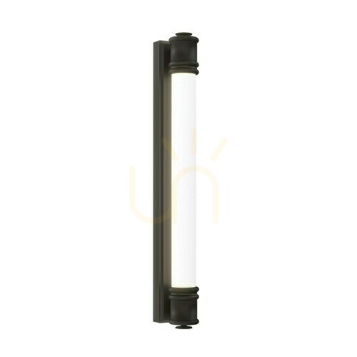 Check Omi LED Wall Light by Open Design Highlights, IP44, Matte White/Black, 3000K 823lm