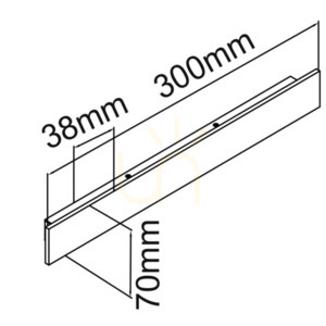Wall Lamp Ante Nero 30 Open Design Highlights Matte Black LED 3000K Aluminum small 4
