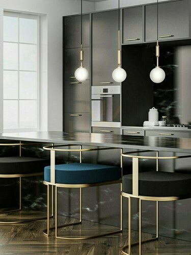 Check Ceiling Light Ero by Open Design Highlights, Opal White Chrome, G9, 1-Light, 120 mm
