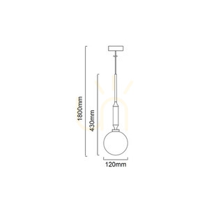 Ceiling Light Ero by Open Design Highlights, Opal White Chrome, G9, 1-Light, 120 mm small 4