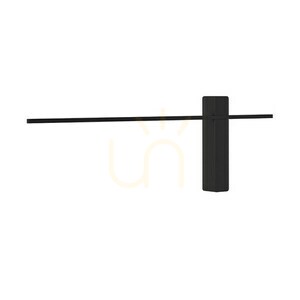 Wall Lamp Open Design Highlights Bene 60 Matte Black LED 3000K Aluminum small 1