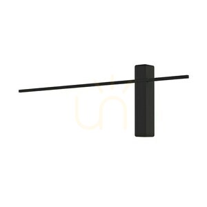 Wall Lamp Open Design Highlights Bene 60 Matte Black LED 3000K Aluminum small 0