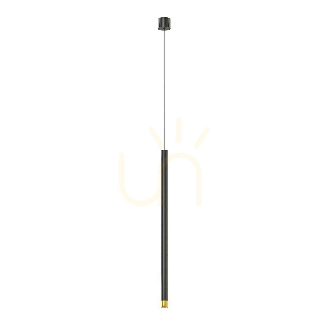 Pendelleuchte Open Design Highlights Q Nero/Gold 60 schwarz-gold Aluminium G9 IP20