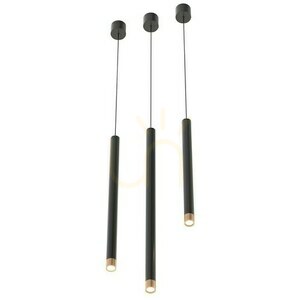 Pendant Light Open Design Highlights Q Black Rose Gold Aluminum G9 1500 mm small 3