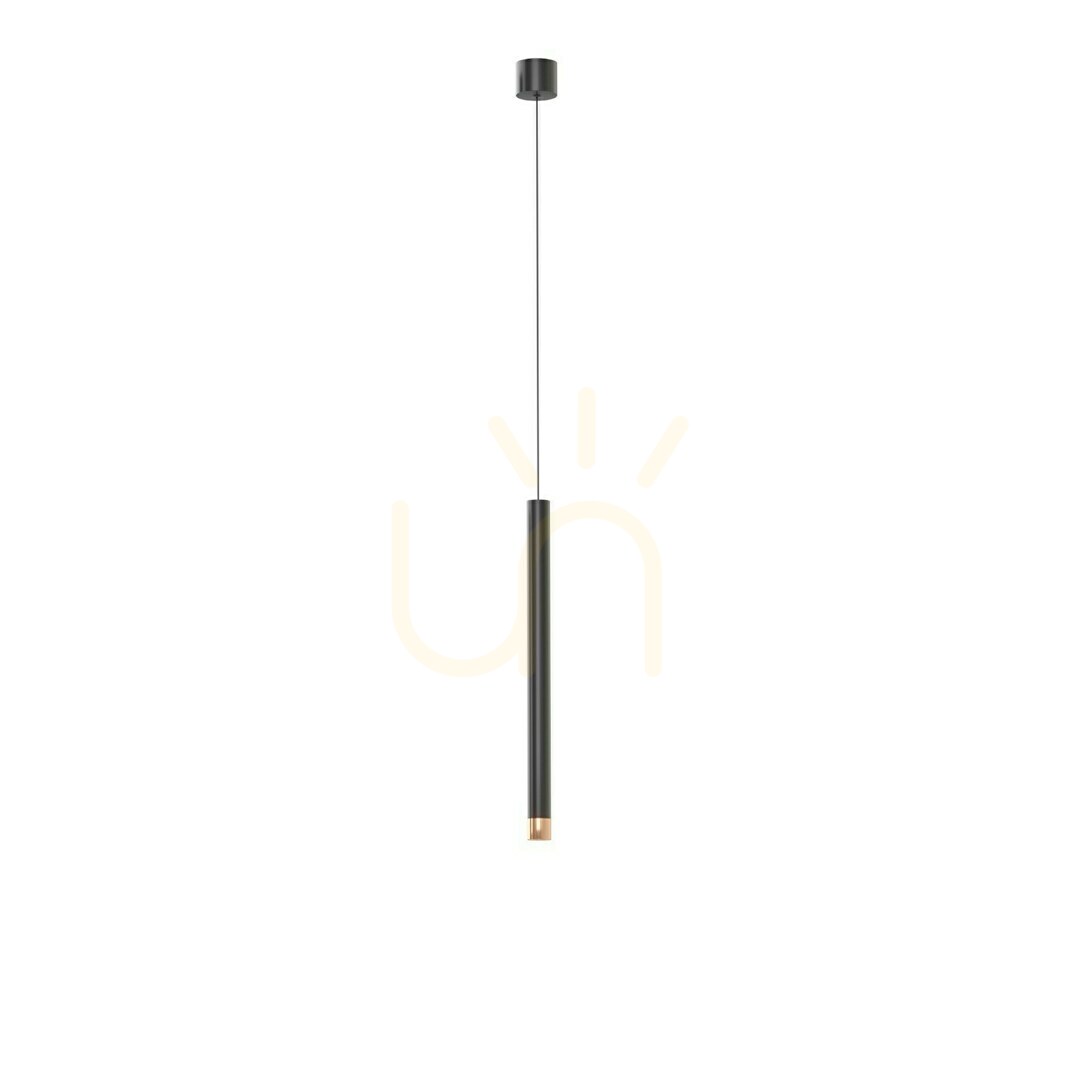Q I Nero/Rose Gold 40 pendant lamp by Orlicki Design