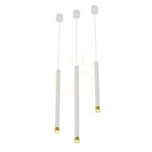 Pendant Light Open Design Highlights Q White Gold Aluminum 28 mm 1500 mm G9 small 4