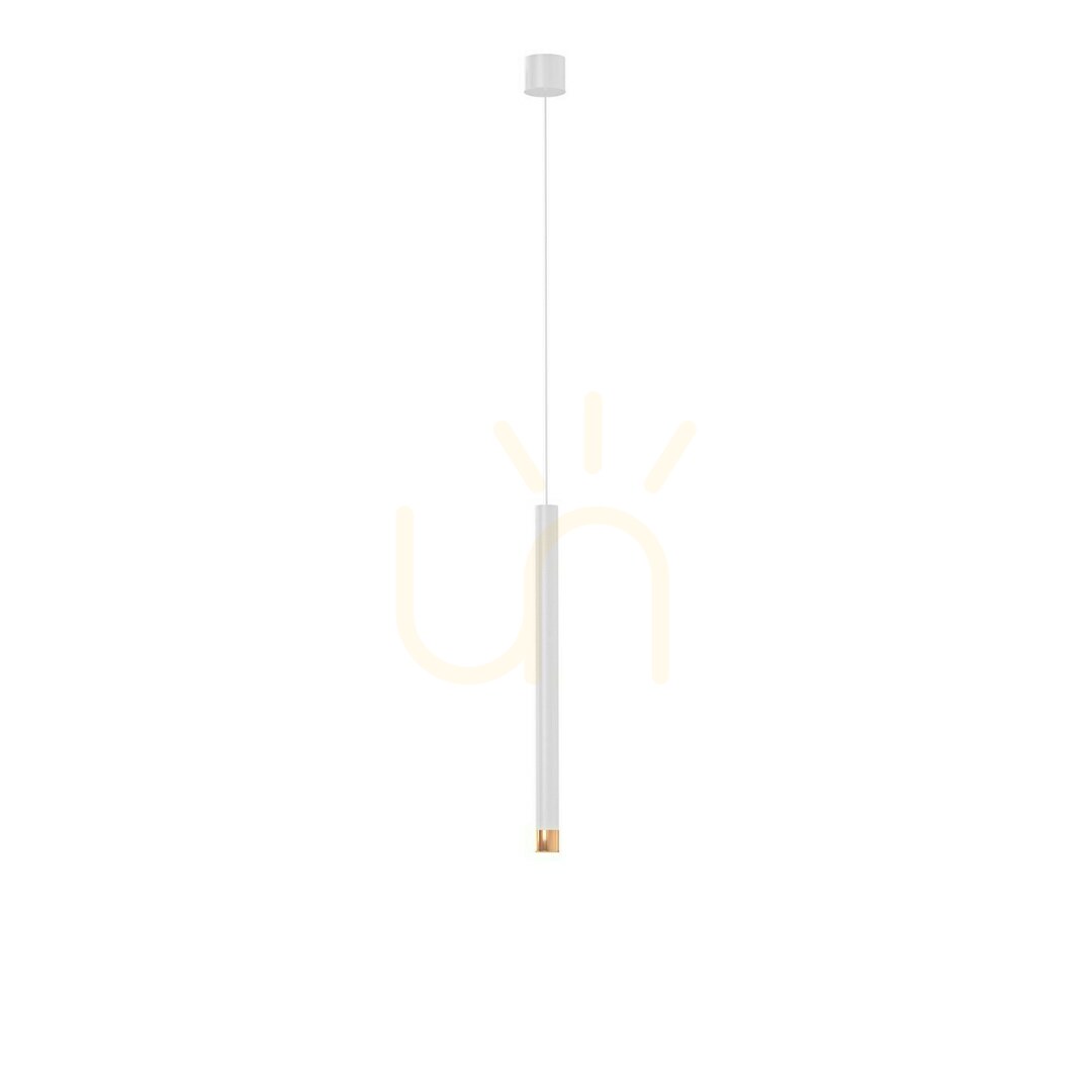 Q I Bianco/Rose Gold 40 Pendelleuchte von Orlicki Design