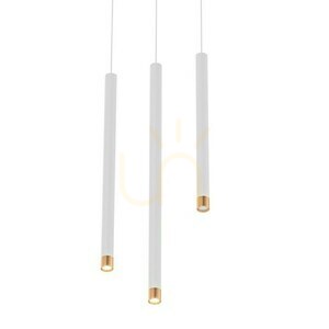 Pendant Light Open Design Highlights Q White Rose Gold Aluminum 28 mm small 3